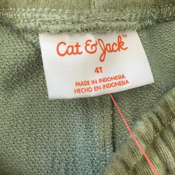 Cat & Jack Toddler Pull-On Elastic Drawstring Camo Jogger Pants NWT Size 4T - Picture 3 of 3